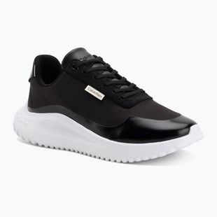 Dámske topánky Calvin Klein YW0YW02016 Eva Runner Lace Up Mat Mix 0GN black/gun metal