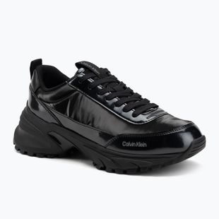 Dámske topánky Calvin Klein YW0YW02043 Hike Runner Lace Up Pearl Nylon triple black
