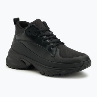 Pánske topánky Calvin Klein YM0YM01418 Hike Runner Mid Laceup Tech Mix triple black