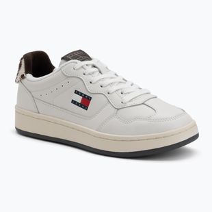Dámske topánky Tommy Hilfiger Archive 98 Calf Hair Tab ecru/dark coffee