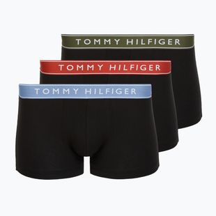 Boxerky Tommy Hilfiger Trunk WB 3 pairs brick blue/terra red/army green