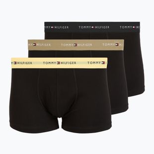Pánske boxerky Tommy Hilfiger Trunk WB 3 pairs black/citronella/woodridge
