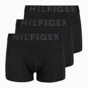Boxerky Tommy Hilfiger Trunk WB Cooling Technology 3 pairs black/black/black