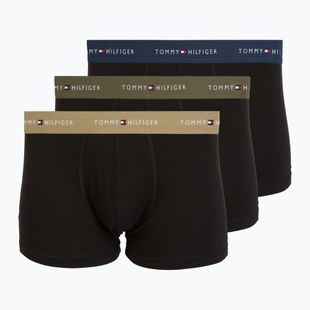 Pánske boxerky Tommy Hilfiger Trunk WB 3 pairs army green/wdg blue/ptch blue