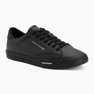 Pánske tenisky Tommy Hilfiger Vulc Core RBW Long Lace Leather black