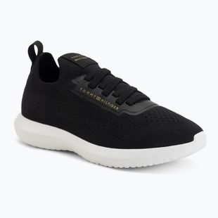 Dámske topánky Tommy Hilfiger Knit Extralight Runner black