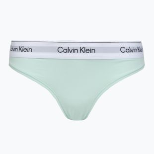 Dámske nohavičky tangá Calvin Klein LV00QF8518 Thong feel the mint