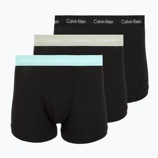 Pánske boxerky Calvin Klein 0000U2662G Trunk 3 páry black in plume wb/black in misty sag