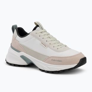 Dámske topánky Calvin Klein HW0HW03279 Hike Runner Nylon Mix brilliant white/misty blue/arctic