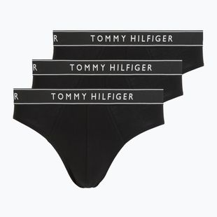 Pánske slipy Tommy Hilfiger Cotton Brief 3 balenie čierna/čierna/čierna