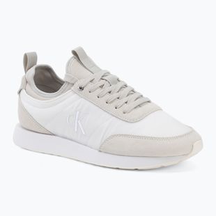 Pánske topánky Calvin Klein YM0YM01414 Retro Runner Sock Laceup Mix mat bright white/light grey