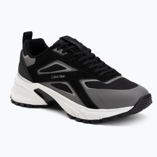 Pánske topánky Calvin Klein HM0HM02220 Hike Runner Stripe Mix Nylon Suede black/granite road