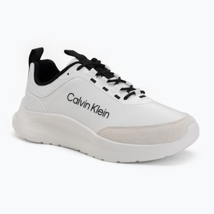 Pánske topánky Calvin Klein HM0HM02342 Light Eva Runn Essential Laceup Nylon Suede bright white/black
