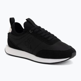 Pánske topánky Calvin Klein YM0YM01414 Retro Runner Sock Laceup Mix matte black/bright white