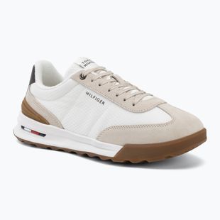 Pánske topánky Tommy Hilfiger Retro Runner Mesh Suede Mix classic stone