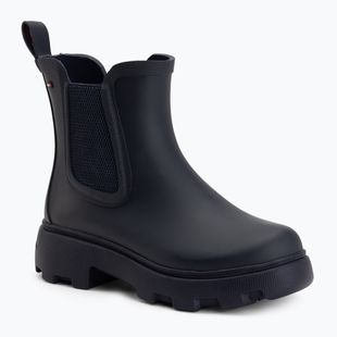 Dámske gumáky Tommy Hilfiger Rubber Flag Cleated space blue