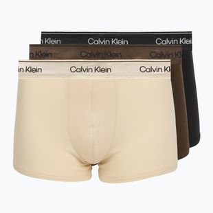 Pánske boxerky Calvin Klein LV00NB4575 Trunk black/brown cork/river sand