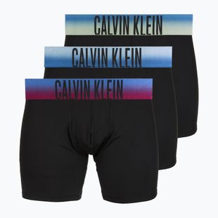 Pánske boxerky Calvin Klein LV00NB4622 Boxer Brief blck bodies w/ plein air psdn blue/