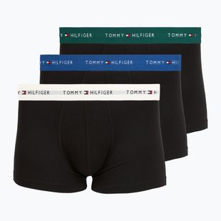 Pánske boxerky Tommy Hilfiger Trunk WB 3 pack nb//opu blu/orna green/ivory silk