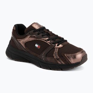 Dámske topánky Tommy Hilfiger TJW Modern Runner Metallics fondant brown
