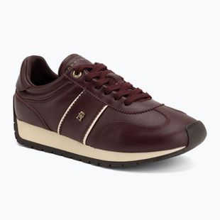Dámske topánky Tommy Hilfiger Th Premium Casual Runner oxblood