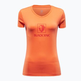 Dámske trekingové tričko BLACKYAK Senepol Classic Logo orange 1901087