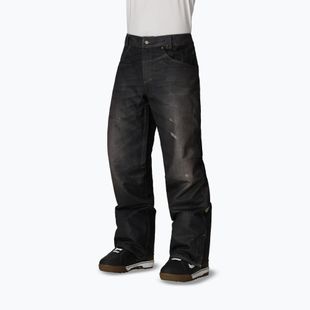 Pánske snowboardové nohavice 686 Deconstructed Denim Insulated black denim