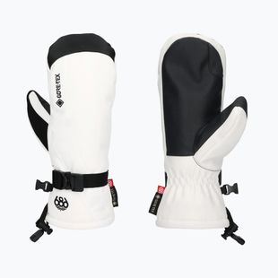 Dámske snowboardové rukavice 686 Gore-Tex Linear Mitt white