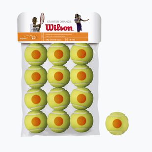 Wilson Starter Orange Tball tenisové loptičky 12 ks žlté WRT137200