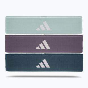 Súprava posilňovacích gúm adidas Resistance Band 3 ks green/ violet/ blue