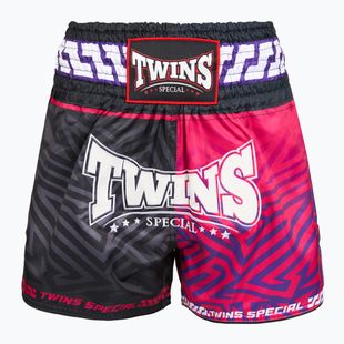 Tréningové šortky Twins Special Muay Thai Twins Maze brown/pink/blue/white