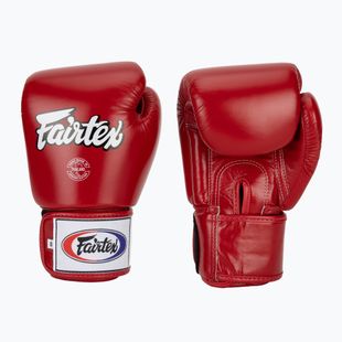 Boxerské rukavice Fairtex Universal "Tight-Fit" Design red