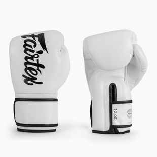 Boxerské rukavice Fairtex Microfiber white