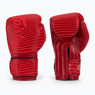 Boxerské rukavice Fairtex Microfiber Art Collections Minimalizmus Art red