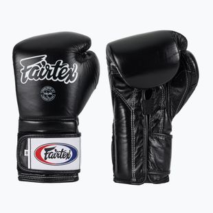 Boxerské rukavice Fairtex Heavy Hitter's Mexican Style black/yellow