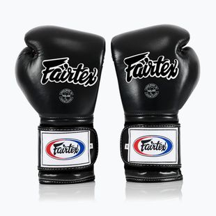 Boxerské rukavice Fairtex Heavy Hitter's Mexican Style black/yellow