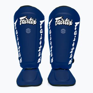 Odnímateľné chrániče holení Fairtex In-Step A.K.A. tibia protectors. "Twister" modrá