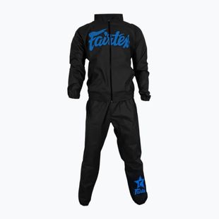 Saunový oblek Fairtex Vinyl black/blue