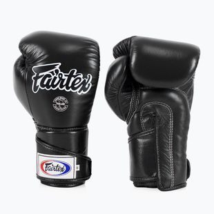Štýlové boxerské rukavice Fairtex Angular Sparring - s uzamknutým palcom čierne