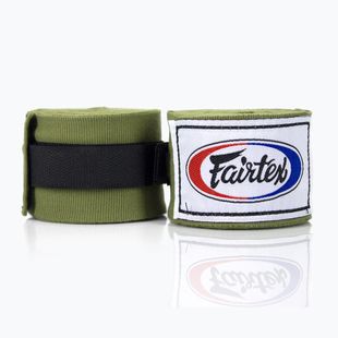 Obväzy Fairtex Handwraps boxerské 300 cm olivové