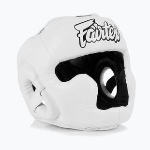 Chránič hlavy Fairtex pre detskú boxerskú prilbu biely