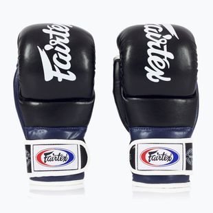 Fairtex Super Sparring Grapplingové rukavice čierna/modrá