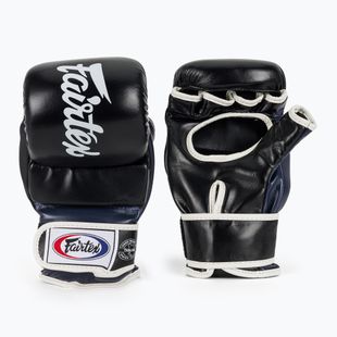 Fairtex Super Sparring Grapplingové rukavice čierna/modrá