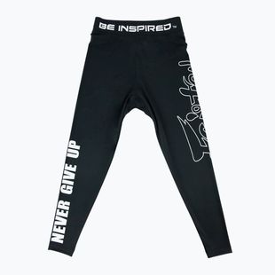 Pánske tréningové legíny Fairtex Compression CP2 čierne