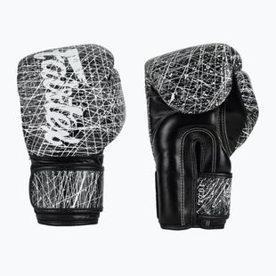 Boxerské rukavice Fairtex Microfiber Art Collections Painter black/white