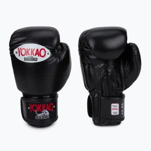 YOKKAO Matrix boxerské rukavice čierne BYGL-X-1