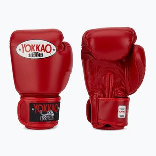 Pánske boxerské rukavice YOKKAO Matrix red