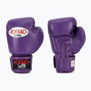 Pánské boxerské rukavice YOKKAO Matrix flash purple