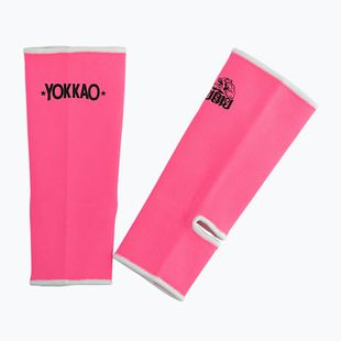 Pánske chrániče členkov  YOKKAO Muay Thai neon pink