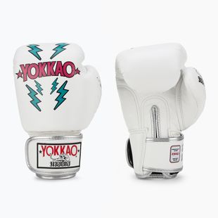 Pánske boxerské rukavice YOKKAO Stadium white